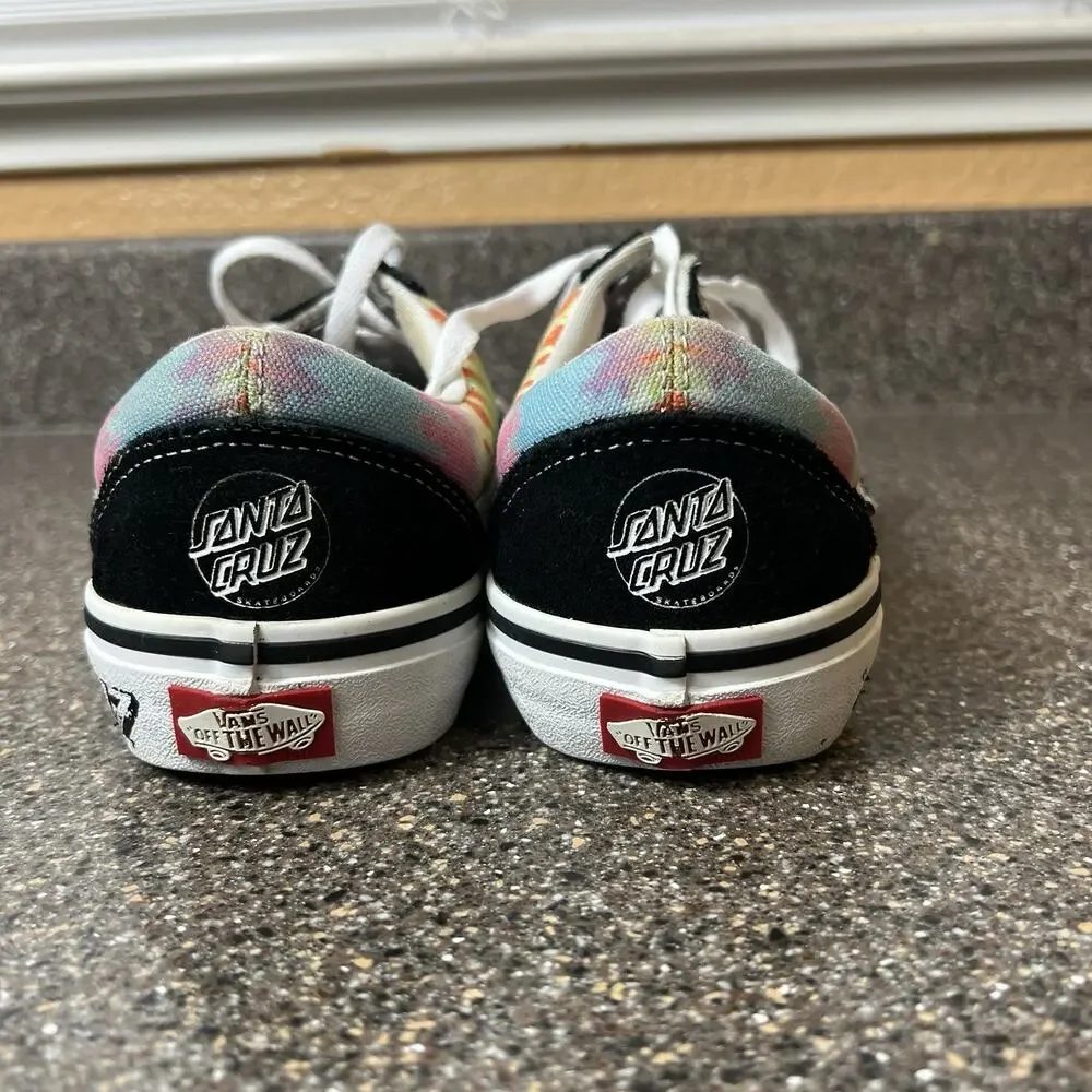 Vans PRO Santa Cruz Suede/Canvas Multicolor Mens Sz 7.5 Skater Shoes Lace Up Low